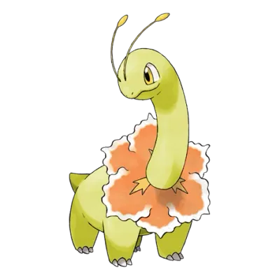 풀 타입 포켓몬 메가니움 이로치의 이미지