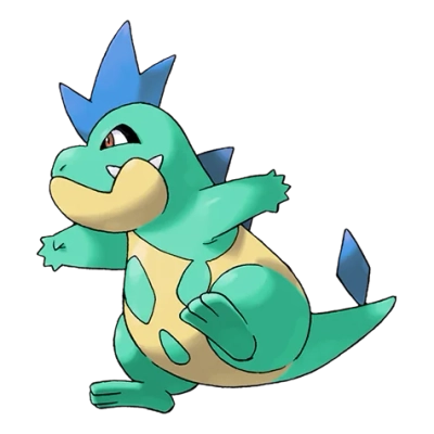 물 타입 포켓몬 엘리게이 이로치의 이미지