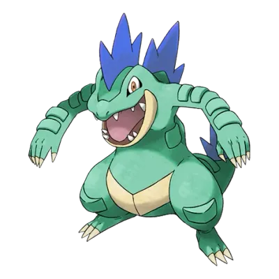 물 타입 포켓몬 장크로다일 이로치의 이미지