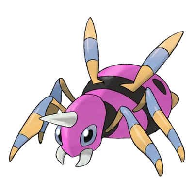 벌레/독 타입 포켓몬 아리아도스 이로치의 이미지