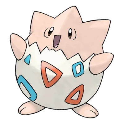 페어리 타입 포켓몬 토게피 이로치의 이미지