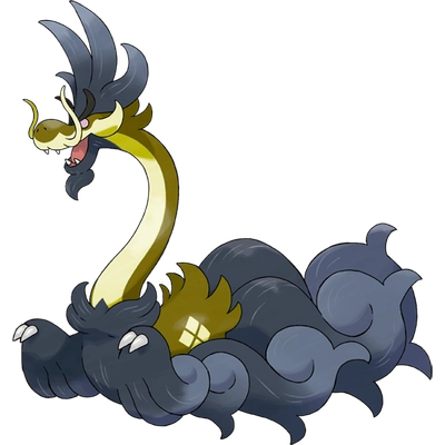 노말/드래곤 타입 포켓몬 메가할비롱 이로치의 이미지