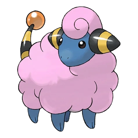 전기 타입 포켓몬 메리프 이로치의 이미지