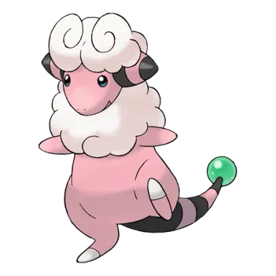 전기 타입 포켓몬 보송송 이로치의 이미지