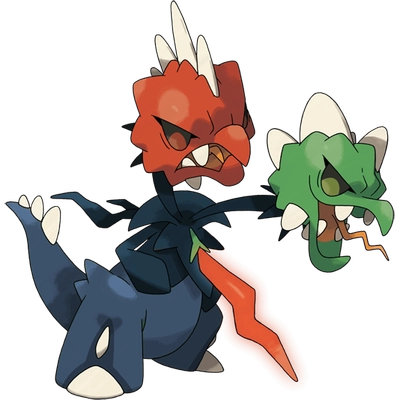 풀/불꽃 타입 포켓몬 메가스코빌런 이로치의 이미지