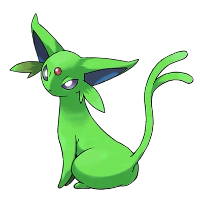 에스퍼 타입 포켓몬 에브이 이로치의 이미지