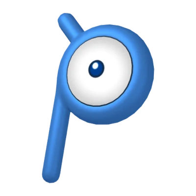 에스퍼 타입 포켓몬 안농 이로치의 이미지