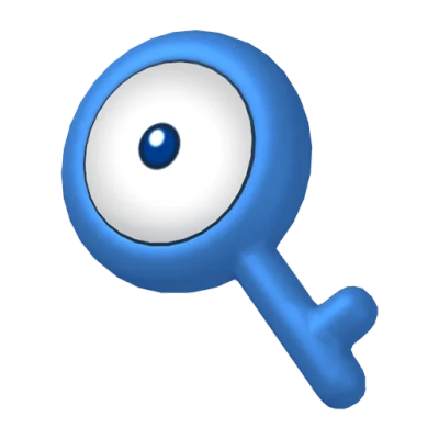 에스퍼 타입 포켓몬 안농 이로치의 이미지