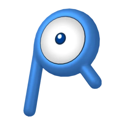 에스퍼 타입 포켓몬 안농 이로치의 이미지