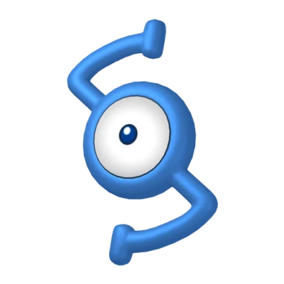 에스퍼 타입 포켓몬 안농 이로치의 이미지