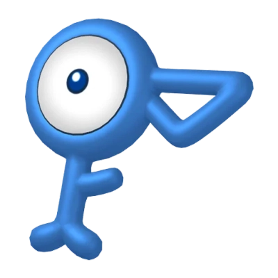 에스퍼 타입 포켓몬 안농 이로치의 이미지