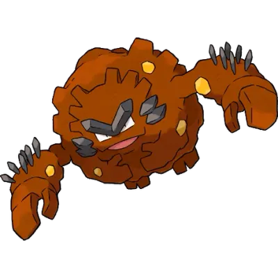 바위/전기 타입 포켓몬 데구리 리전폼 이로치의 이미지