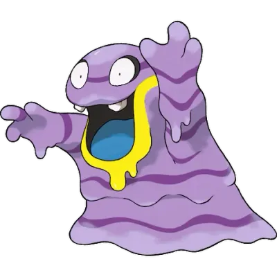 독/악 타입 포켓몬 질퍽이 리전폼 이로치의 이미지