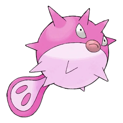 물/독 타입 포켓몬 침바루 이로치의 이미지