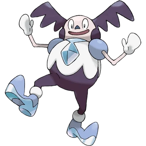 얼음/에스퍼 타입 포켓몬 마임맨 리전폼 이로치의 이미지