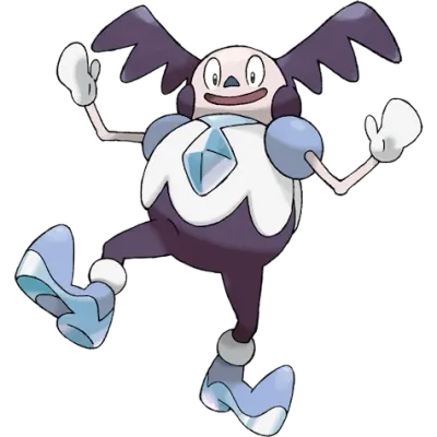 얼음/에스퍼 타입 포켓몬 마임맨 리전폼 이로치의 이미지