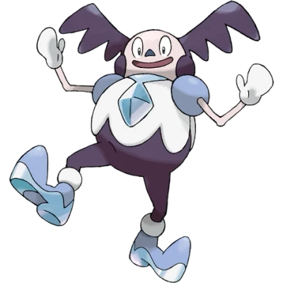 얼음/에스퍼 타입 포켓몬 마임맨 리전폼 이로치의 이미지