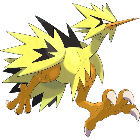 격투/비행 타입 포켓몬 썬더 리전폼 이로치의 이미지