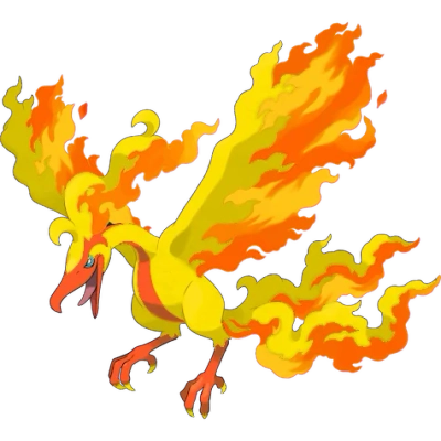 악/비행 타입 포켓몬 파이어 리전폼 이로치의 이미지