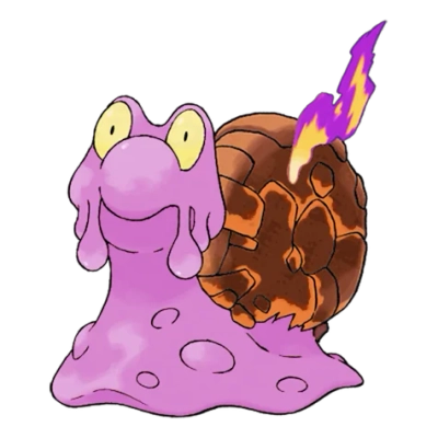 불꽃/바위 타입 포켓몬 마그카르고 이로치의 이미지