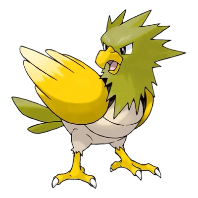 노말/비행 타입 포켓몬 깨비참 이로치의 이미지