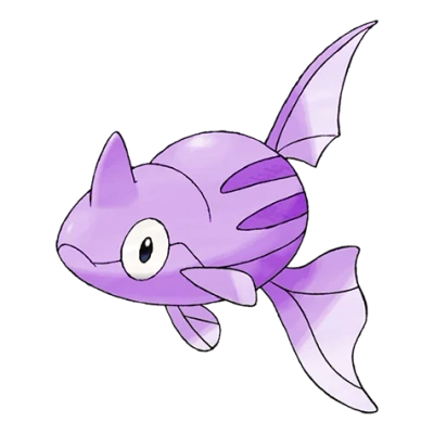 물 타입 포켓몬 총어 이로치의 이미지