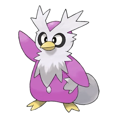 얼음/비행 타입 포켓몬 딜리버드 이로치의 이미지