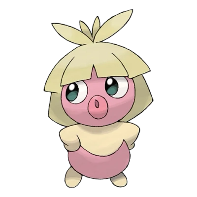 얼음/에스퍼 타입 포켓몬 뽀뽀라 이로치의 이미지