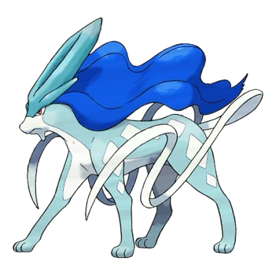 물 타입 포켓몬 스이쿤 이로치의 이미지