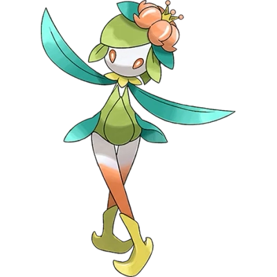 풀/격투 타입 포켓몬 드레디어 리전폼 이로치의 이미지