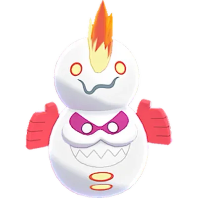 얼음/불꽃 타입 포켓몬 달마모드 리전폼 이로치의 이미지