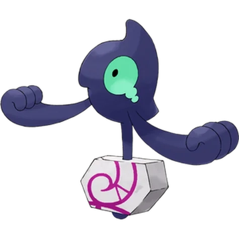 땅/고스트 타입 포켓몬 데스마스 리전폼 이로치의 이미지