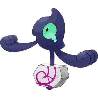 땅/고스트 타입 포켓몬 데스마스 리전폼 이로치의 이미지