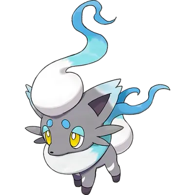 노말/고스트 타입 포켓몬 조로아 리전폼 이로치의 이미지