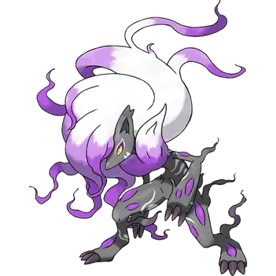 노말/고스트 타입 포켓몬 조로아크 리전폼 이로치의 이미지