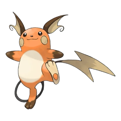 전기 타입 포켓몬 라이츄 이로치의 이미지