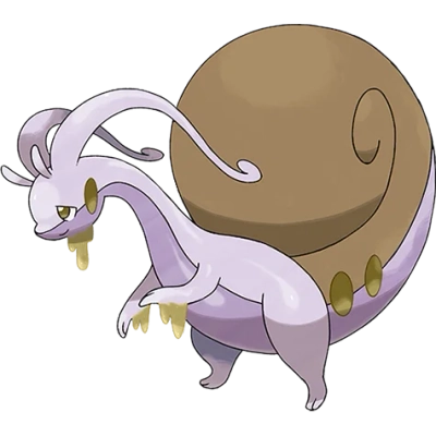 강철/드래곤 타입 포켓몬 미끄래곤 리전폼 이로치의 이미지