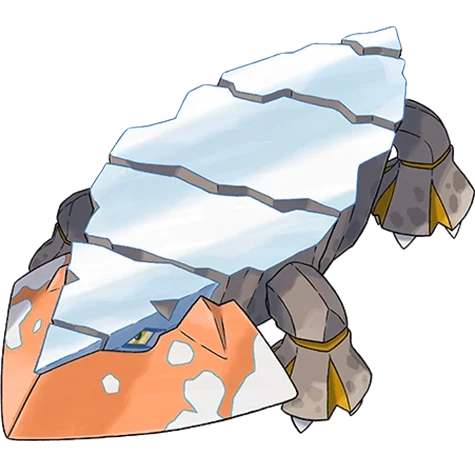 얼음/바위 타입 포켓몬 크레베이스 리전폼 이로치의 이미지