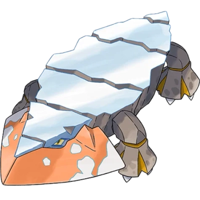 얼음/바위 타입 포켓몬 크레베이스 리전폼 이로치의 이미지