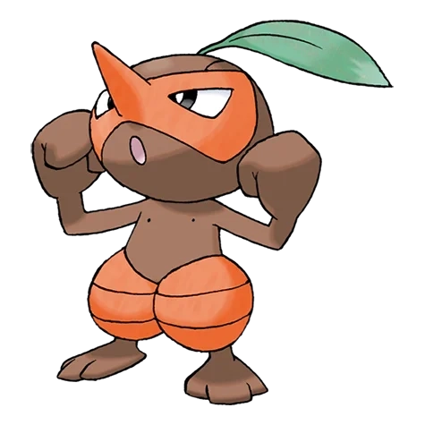 풀/악 타입 포켓몬 잎새코 이로치의 이미지