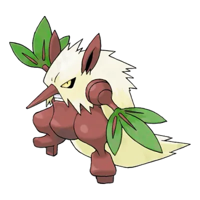 풀/악 타입 포켓몬 다탱구 이로치의 이미지