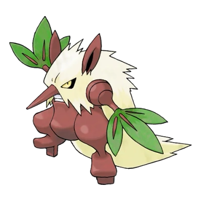 풀/악 타입 포켓몬 다탱구 이로치의 이미지