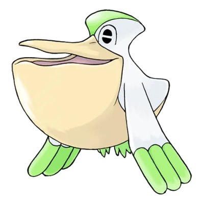 물/비행 타입 포켓몬 패리퍼 이로치의 이미지