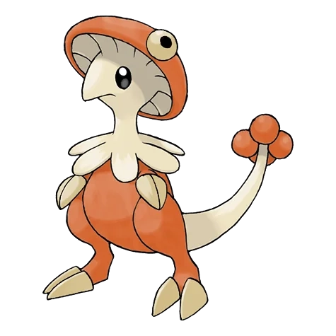 풀/격투 타입 포켓몬 버섯모 이로치의 이미지