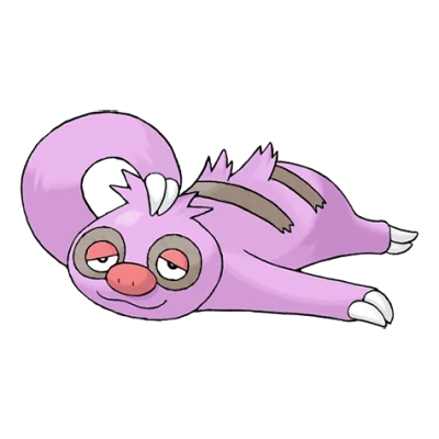 노말 타입 포켓몬 게을로 이로치의 이미지