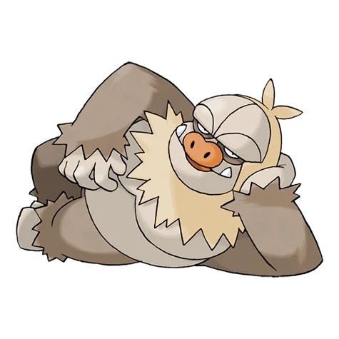 노말 타입 포켓몬 게을킹 이로치의 이미지