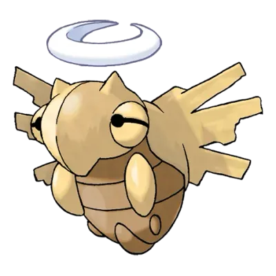 벌레/고스트 타입 포켓몬 껍질몬 이로치의 이미지