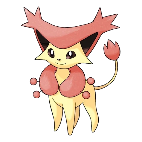 노말 타입 포켓몬 델케티 이로치의 이미지