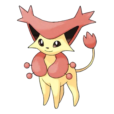 노말 타입 포켓몬 델케티 이로치의 이미지