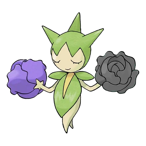 풀/독 타입 포켓몬 로젤리아 이로치의 이미지